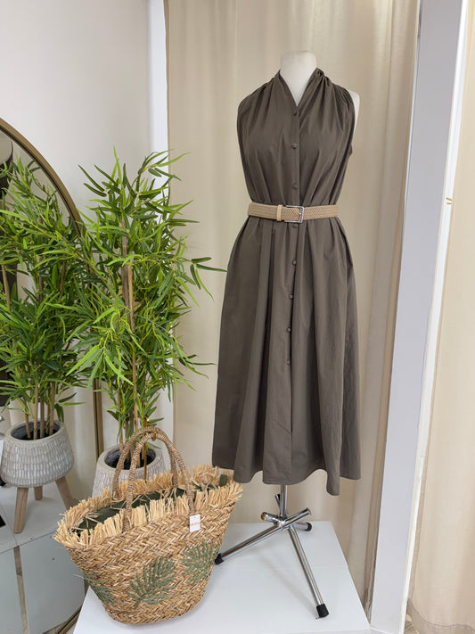 Portia Dress - Khaki