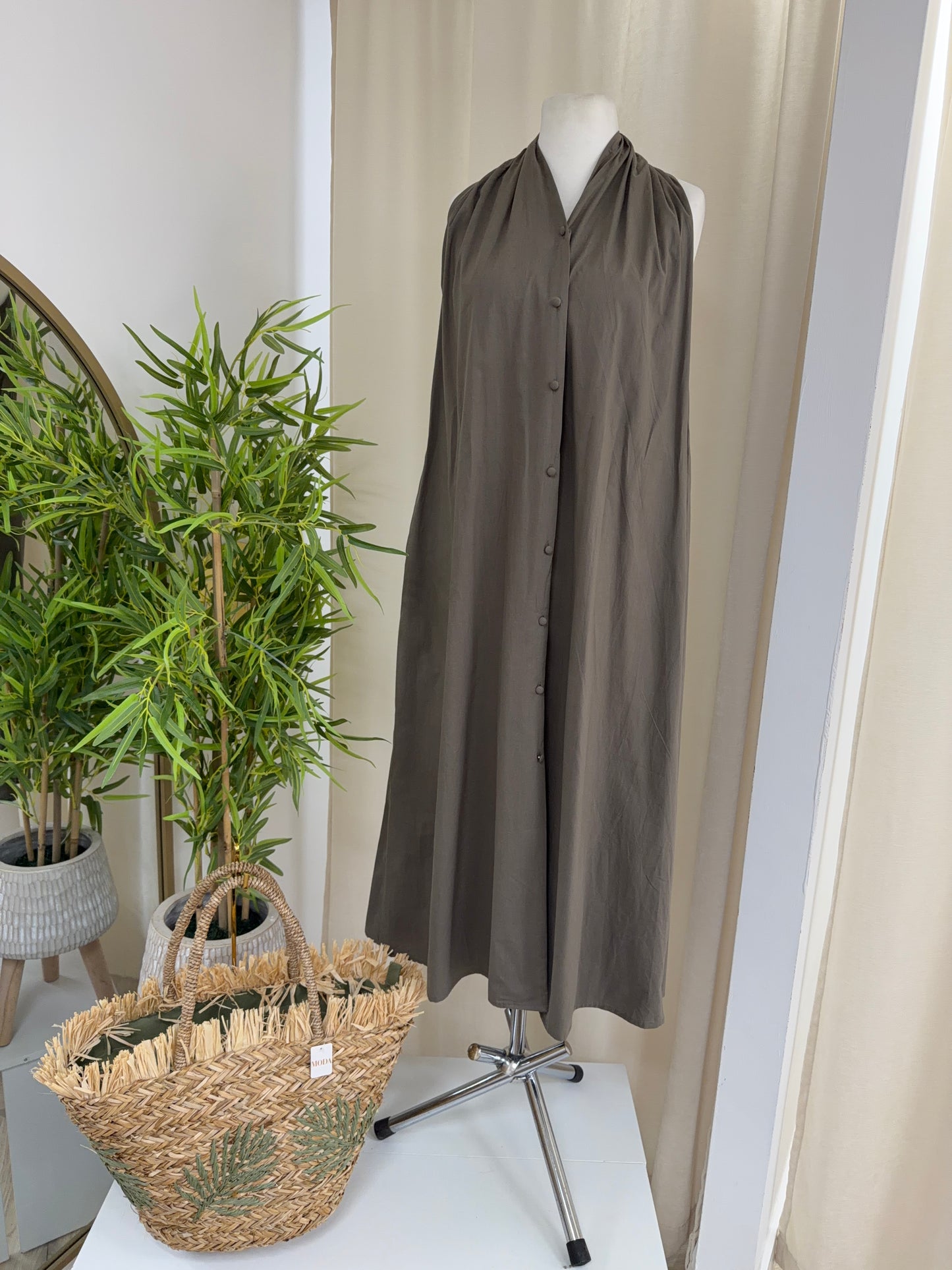 Portia Dress - Khaki