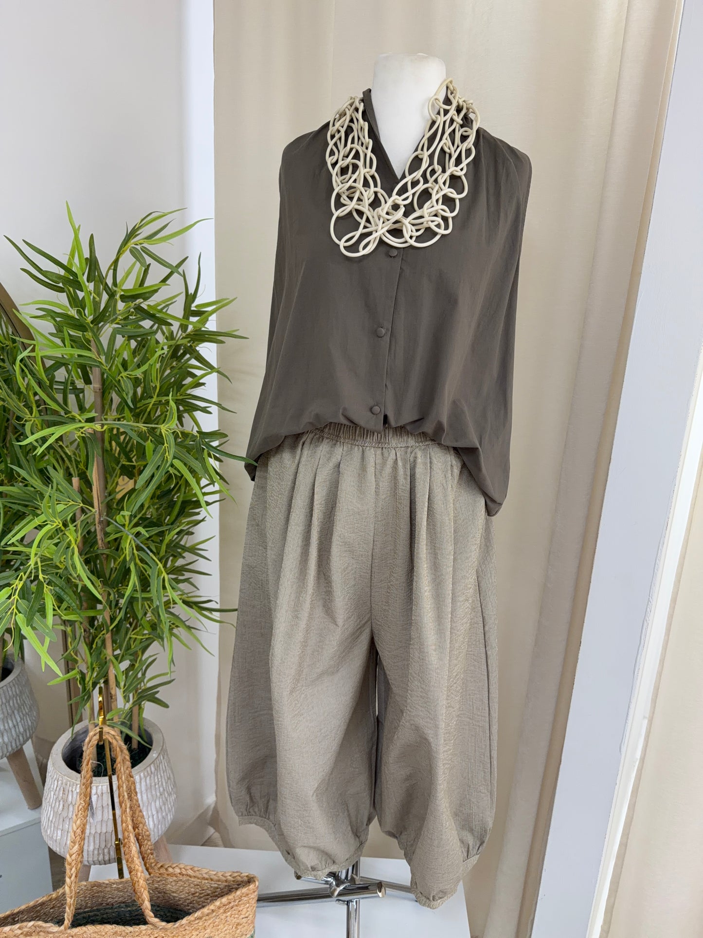 Portia Top - Khaki