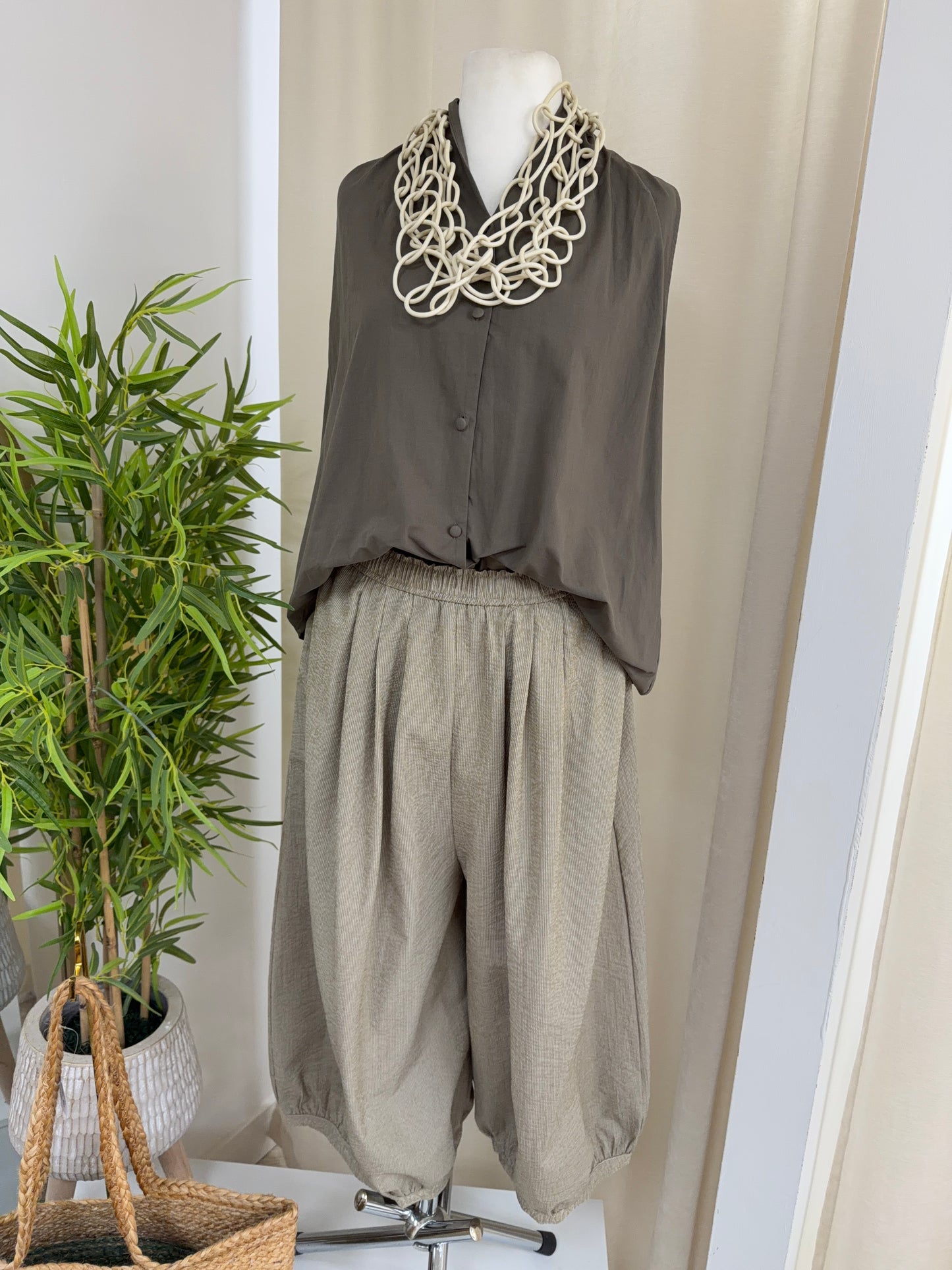 Portia Top - Khaki