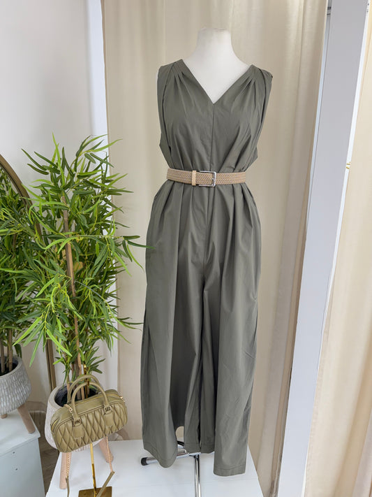 Georgina Jumpsuit - Light Khaki