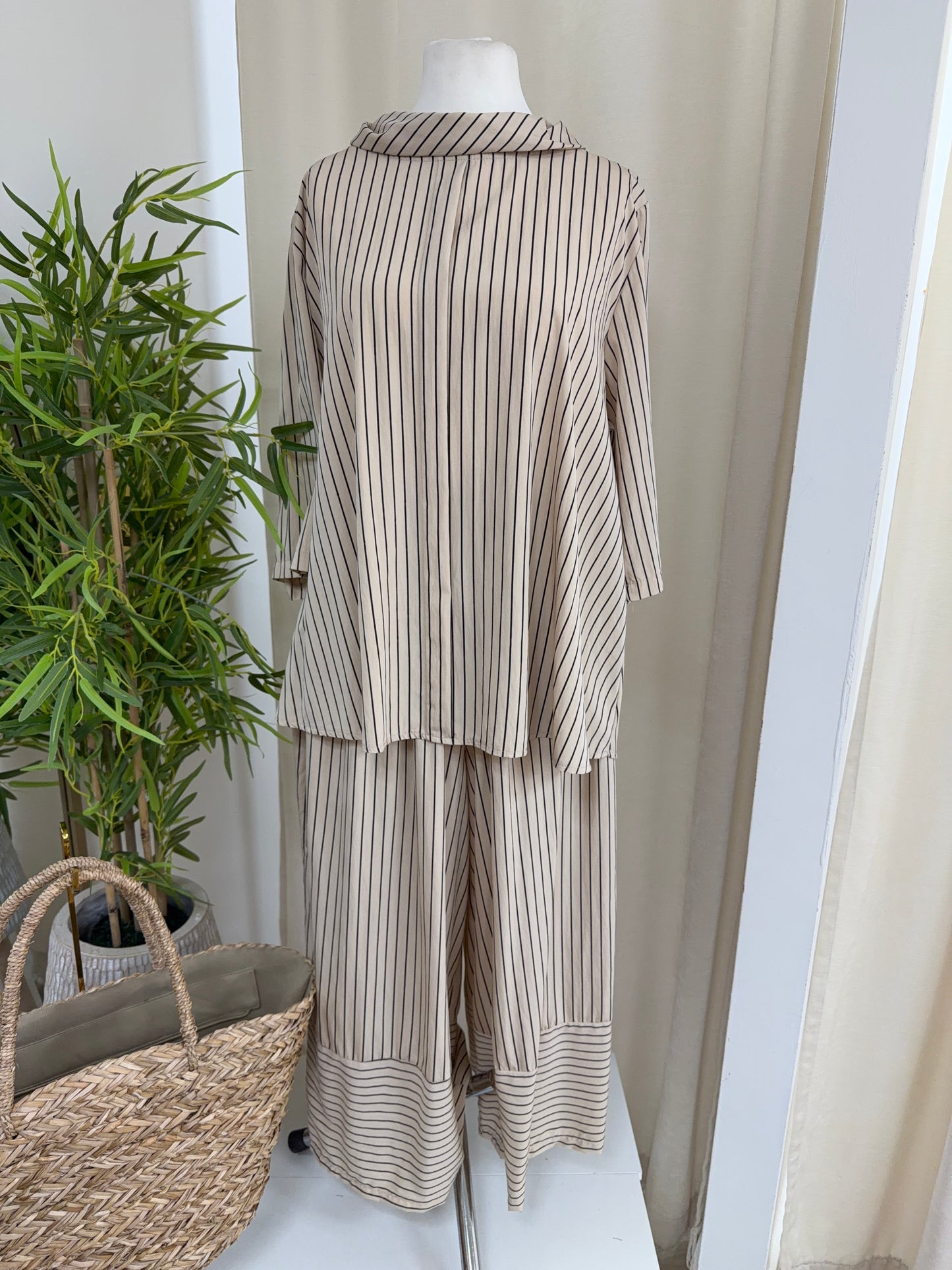 Brimsley Pinstriped Top