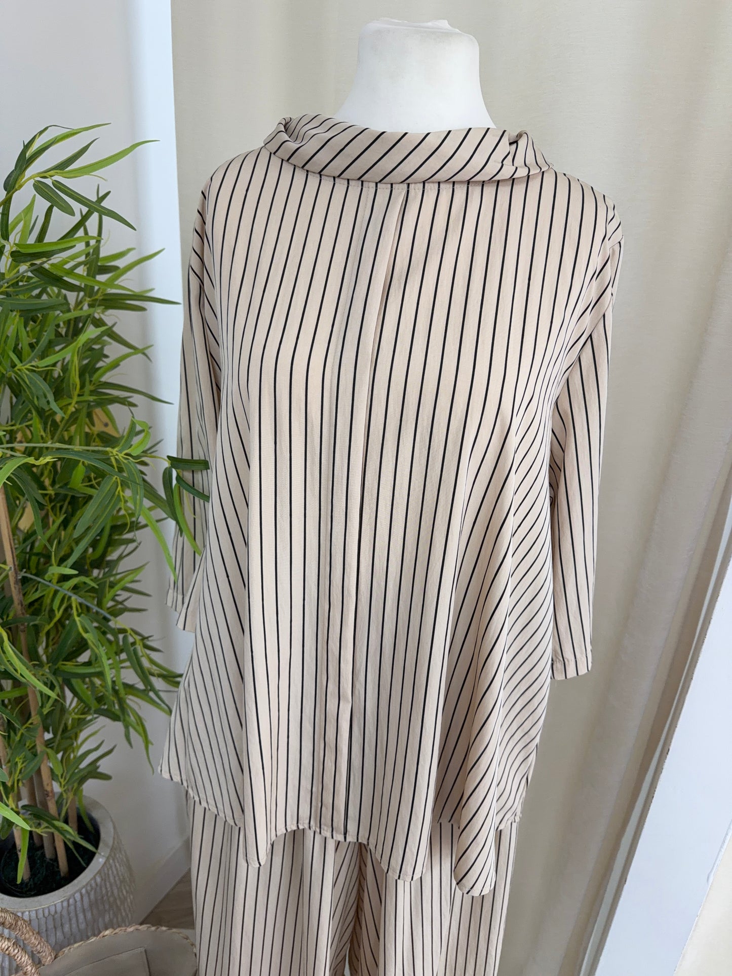 Brimsley Pinstriped Top